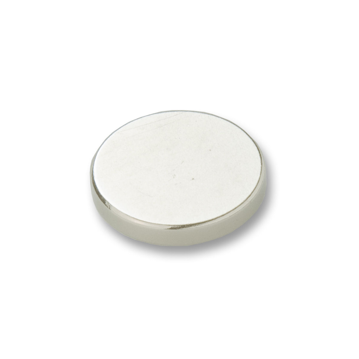 Scheibenmagnet Neodym, Ni, N35 10 mm rund x 1,2 mm Scheibenmagnet Neodym, Ni, N35 10 mm rund x 1,2 mm