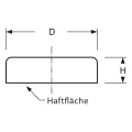 Flachgreifer Hartferrit 10 mm