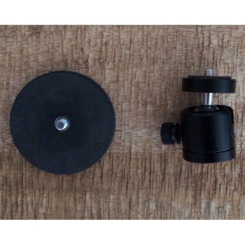 Universeller Magnethalter mit Kugelgelenk Ø 66 mm für den Einsatz mit Kameras und Handys